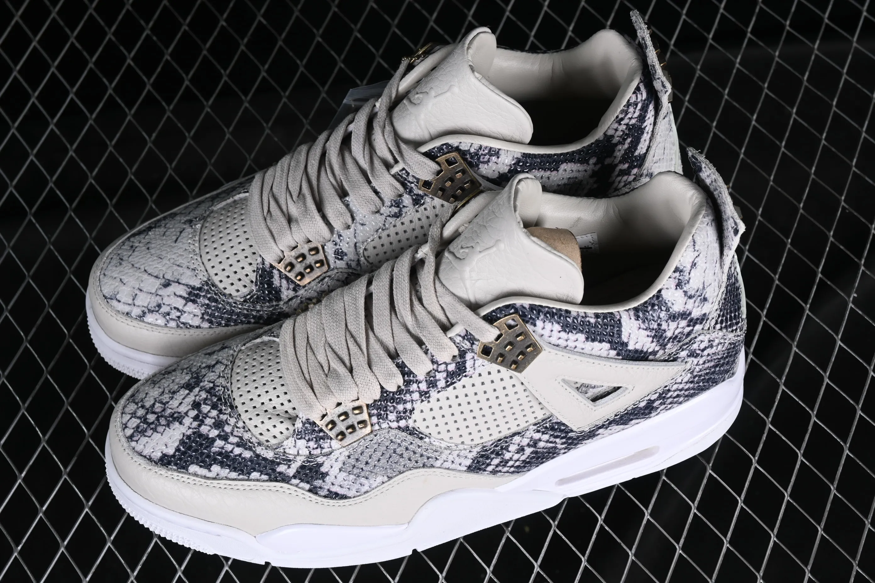 All categories Air Jordan Jordan series basketball shoes Air Jordan 4 Air Jordan 4 Premium "Snakeskin" AJ4 Joe 4 python pattern 819139-030